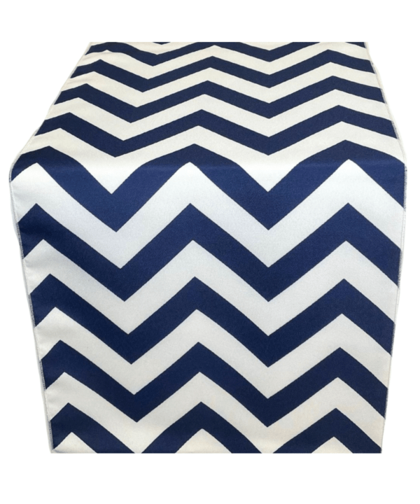 Navy / White Chevron Runner