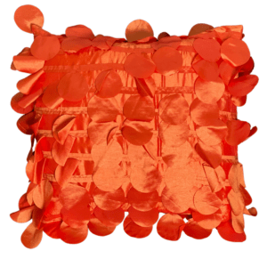 Orange Confetti Pillow