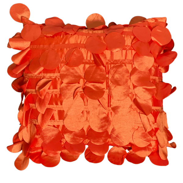 Orange Confetti Pillow