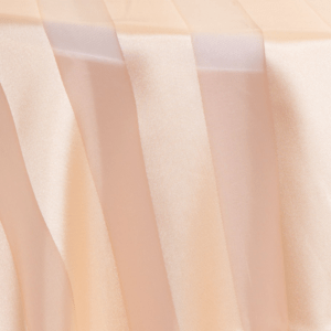 Stripe Chiffon Overlay: Peach