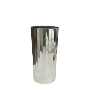 Silver Mirror Vase