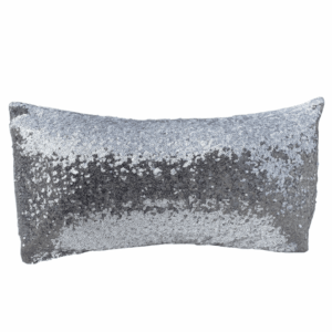 Silver Sequin Glitz Pillow