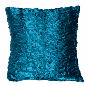 Teal Mackenzie Ruffle Pillow