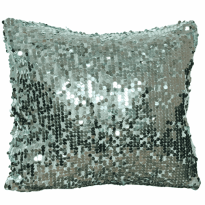 Mint Sequin Disc Pillow