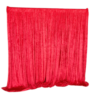 Red Penne Drape