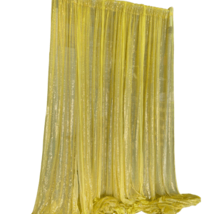 Yellow Microdot Drape