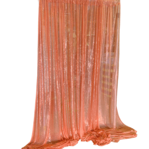 Orange Microdot Drape