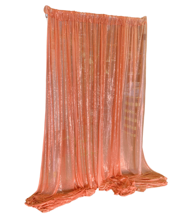 Orange Microdot Drape