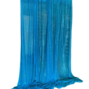 Turquoise Microdot Drape