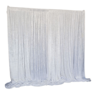White Penne Drape