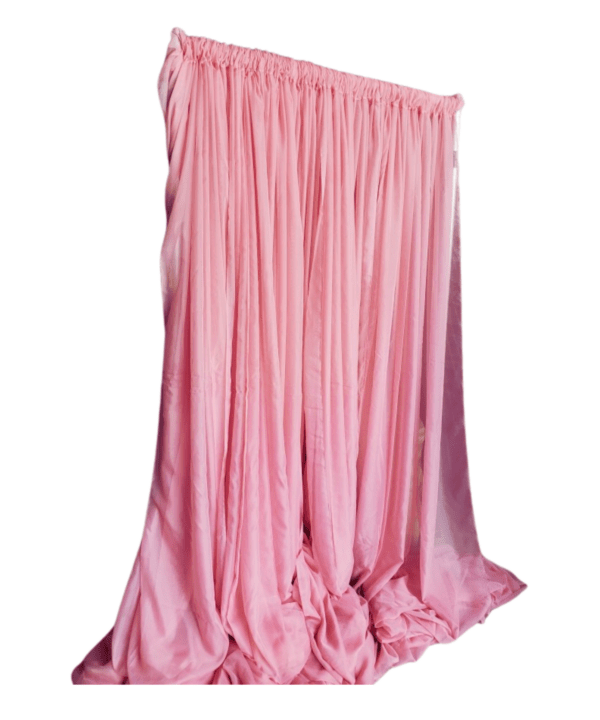 Rose Chiffon Drape