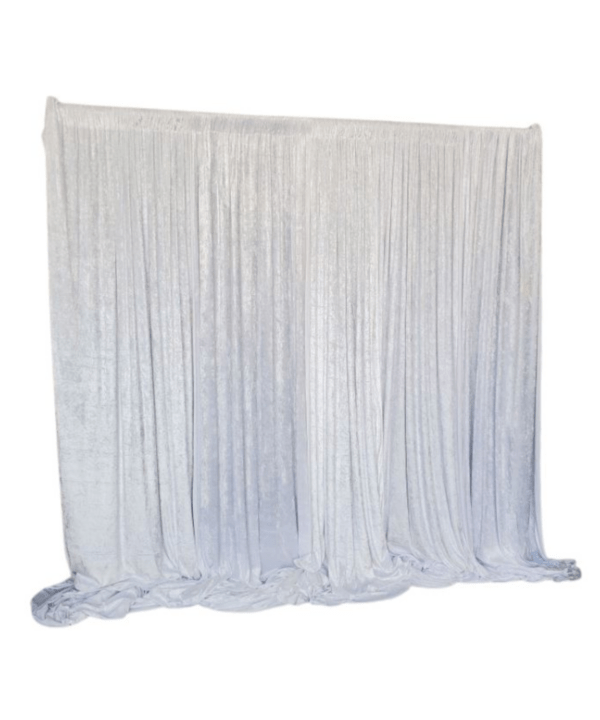 White Penne Drape