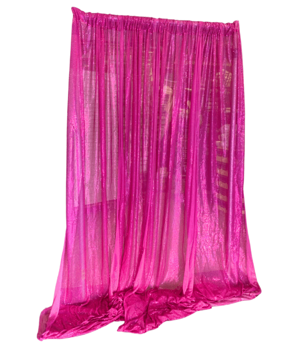 Fuchsia Microdot Drape