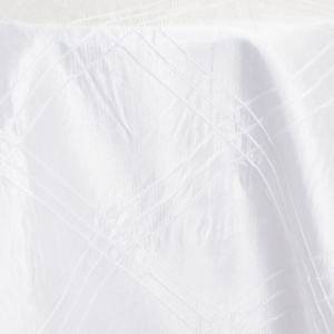 Pintuck (Triple) Tablecloth: White