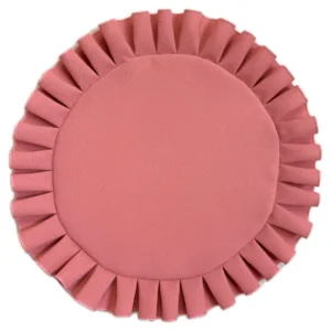 Mauve Poplin Pleated Placemat