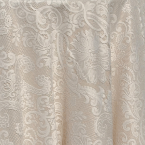 Lace Overlay: Ivory Paisley