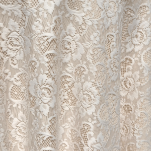 Lace Overlay: Ivory Small Rose